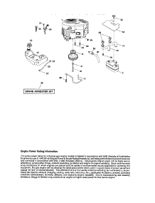 Engine parts for Craftsman Front-Engine Lawn Tractor 917288250 from AppliancePartsPros.com
