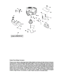 Engine parts for Craftsman Front-Engine Lawn Tractor 917288252 from AppliancePartsPros.com