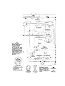 Schematic Diagram parts for Craftsman Front-Engine Lawn Tractor 917288252 from AppliancePartsPros.com