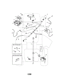 Electrical parts for Craftsman Front-Engine Lawn Tractor 917288260 from AppliancePartsPros.com