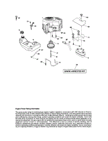 Engine parts for Craftsman Front-Engine Lawn Tractor 917288260 from AppliancePartsPros.com