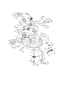 Mower Deck parts for Craftsman Front-Engine Lawn Tractor 917288260 from AppliancePartsPros.com