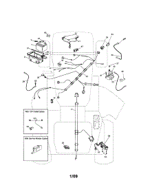 Electrical parts for Craftsman Front-Engine Lawn Tractor 917288270 from AppliancePartsPros.com
