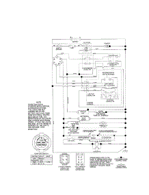 Schematic Diagram parts for Craftsman Front-Engine Lawn Tractor 917288270 from AppliancePartsPros.com