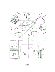 Electrical parts for Craftsman Front-Engine Lawn Tractor 917288280 from AppliancePartsPros.com