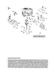 Engine parts for Craftsman Front-Engine Lawn Tractor 917288320 from AppliancePartsPros.com