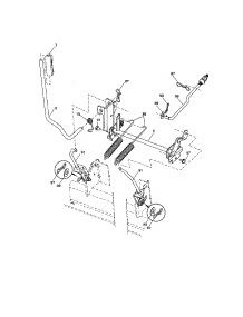 Lift parts for Craftsman Front-Engine Lawn Tractor 917288320 from AppliancePartsPros.com