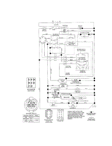 Schematic Diagram-Tractor parts for Craftsman Front-Engine Lawn Tractor 917288320 from AppliancePartsPros.com