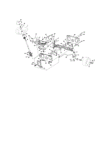 Steering parts for Craftsman Front-Engine Lawn Tractor 917288330 from AppliancePartsPros.com