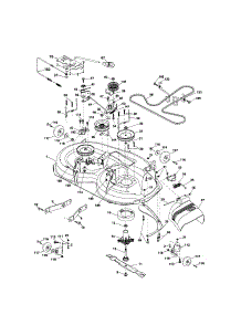 Mower Deck parts for Craftsman Front-Engine Lawn Tractor 917288330 from AppliancePartsPros.com