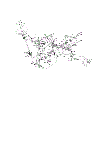 Steering parts for Craftsman Front-Engine Lawn Tractor 917288331 from AppliancePartsPros.com