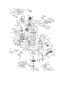 Mower Deck parts for Craftsman Front-Engine Lawn Tractor 917288331 from AppliancePartsPros.com