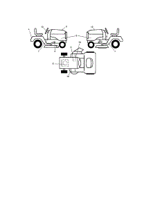 Decals parts for Craftsman Front-Engine Lawn Tractor 917288331 from AppliancePartsPros.com