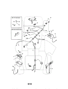 Electrical parts for Craftsman Front-Engine Lawn Tractor 917288340 from AppliancePartsPros.com