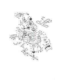 Mower Deck parts for Craftsman Front-Engine Lawn Tractor 917288340 from AppliancePartsPros.com