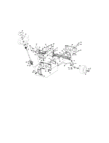 Steering parts for Craftsman Front-Engine Lawn Tractor 917288341 from AppliancePartsPros.com