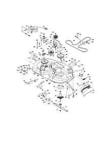 Mower Deck parts for Craftsman Front-Engine Lawn Tractor 917288341 from AppliancePartsPros.com