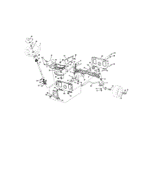 Steering parts for Craftsman Front-Engine Lawn Tractor 917288342 from AppliancePartsPros.com