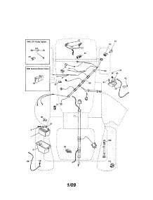 Electrical parts for Craftsman Front-Engine Lawn Tractor 917288360 from AppliancePartsPros.com
