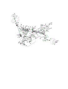 Steering parts for Craftsman Front-Engine Lawn Tractor 917288360 from AppliancePartsPros.com