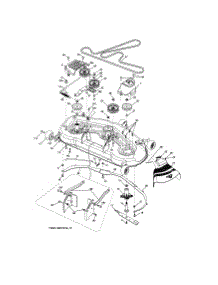 Mower Deck parts for Craftsman Front-Engine Lawn Tractor 917288451 from AppliancePartsPros.com