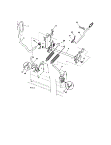 Lift parts for Craftsman Front-Engine Lawn Tractor 917288451 from AppliancePartsPros.com
