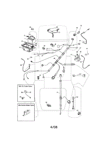 Electrical parts for Craftsman Front-Engine Lawn Tractor 917288460 from AppliancePartsPros.com