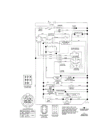 Schematic Diagram-Tractor parts for Craftsman Front-Engine Lawn Tractor 917288460 from AppliancePartsPros.com