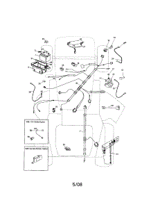 Electrical parts for Craftsman Front-Engine Lawn Tractor 917288461 from AppliancePartsPros.com