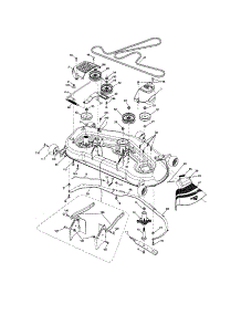 Mower Deck parts for Craftsman Front-Engine Lawn Tractor 917288461 from AppliancePartsPros.com