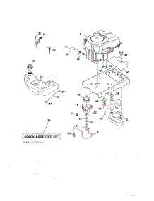 Engine parts for Craftsman Front-Engine Lawn Tractor 917288480 from AppliancePartsPros.com