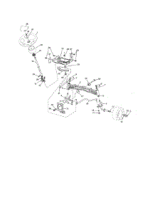 Steering parts for Craftsman Front-Engine Lawn Tractor 917288510 from AppliancePartsPros.com