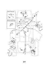 Electrical parts for Craftsman Front-Engine Lawn Tractor 917288514 from AppliancePartsPros.com