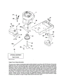 Engine parts for Craftsman Front-Engine Lawn Tractor 917288514 from AppliancePartsPros.com