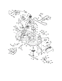 Mower Deck parts for Craftsman Front-Engine Lawn Tractor 917288514 from AppliancePartsPros.com