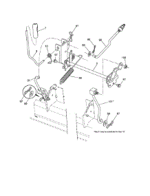 Lift parts for Craftsman Front-Engine Lawn Tractor 917288514 from AppliancePartsPros.com
