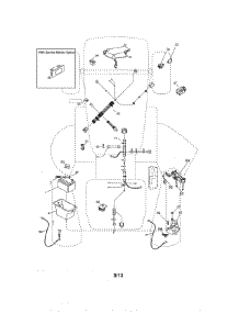 Electrical parts for Craftsman Front-Engine Lawn Tractor 917288516 from AppliancePartsPros.com