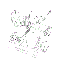 Lift parts for Craftsman Front-Engine Lawn Tractor 917288516 from AppliancePartsPros.com