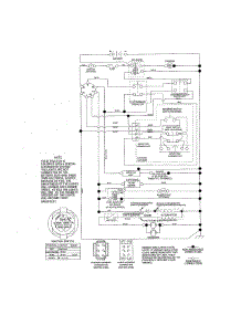 Schematic Diagram parts for Craftsman Front-Engine Lawn Tractor 917288516 from AppliancePartsPros.com