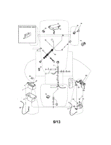 Electrical parts for Craftsman Front-Engine Lawn Tractor 917288517 from AppliancePartsPros.com