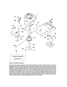 Engine parts for Craftsman Front-Engine Lawn Tractor 917288517 from AppliancePartsPros.com