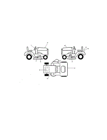 Decals parts for Craftsman Front-Engine Lawn Tractor 917288517 from AppliancePartsPros.com