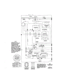 Schematic Diagram parts for Craftsman Front-Engine Lawn Tractor 917288517 from AppliancePartsPros.com