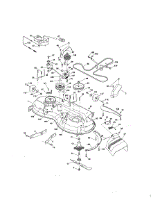 Mower Deck parts for Craftsman Front-Engine Lawn Tractor 917288520 from AppliancePartsPros.com