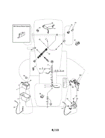 Electrical parts for Craftsman Front-Engine Lawn Tractor 917288523 from AppliancePartsPros.com