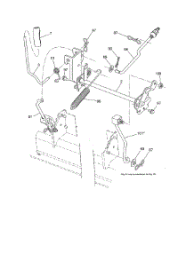 Lift parts for Craftsman Front-Engine Lawn Tractor 917288523 from AppliancePartsPros.com