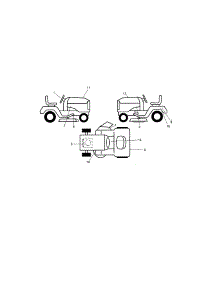 Decals parts for Craftsman Front-Engine Lawn Tractor 917288524 from AppliancePartsPros.com