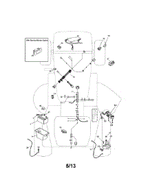 Electrical parts for Craftsman Front-Engine Lawn Tractor 917288525 from AppliancePartsPros.com