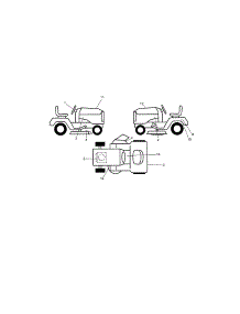 Decals parts for Craftsman Front-Engine Lawn Tractor 917288526 from AppliancePartsPros.com