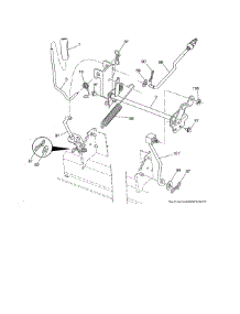 Lift parts for Craftsman Front-Engine Lawn Tractor 917288526 from AppliancePartsPros.com